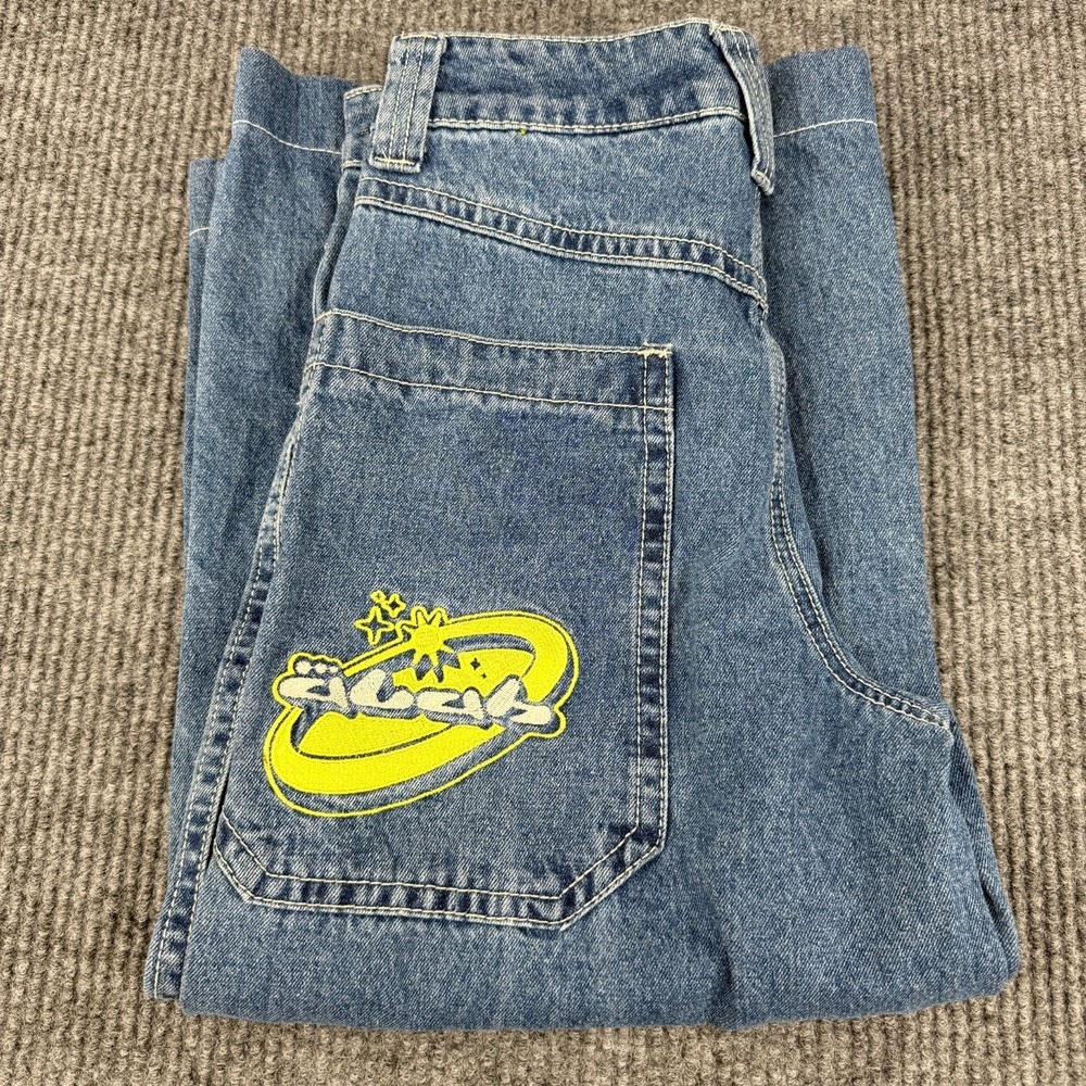 ALAB Rave Ultra‎ Baggy Jeans Size 4 26" Analog 12" Leg Opening Y2K Skater 28x21